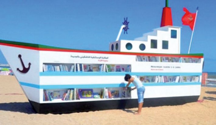 Une biblio-plage s'installe à El Jadida