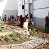 Sidi Moumen, Un atelier pour la construction d&#039;un jardin éco-participatif, Le Matin