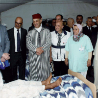 Tighedouine, Installation d&#039;un hôpital mobile polydisciplinaire, Mokhtar Grioute, Le Matin