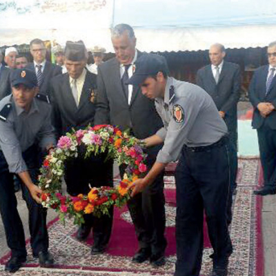 En hommage aux martyrs de l'Adir : recueillement au cimetière des Chouhada