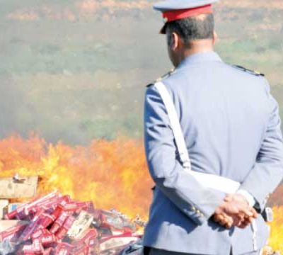 Saisie de 730 paquets de cigarettes de contrebande