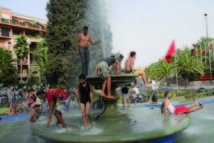Boulevard Mohammed VI a Marrakech: La passeggiata della gente felice