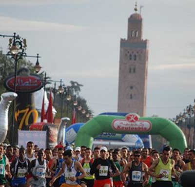 La Maratona internazionale di Marrakech, classificata prima a livello africano dalla IAAF
