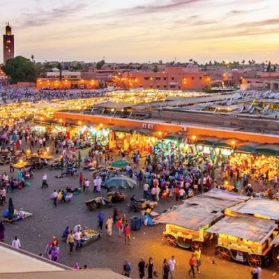 ساحة جامع الفنا في حلة جديدة