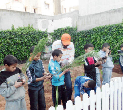 Un espace bio pour les orphelins de Dar Al Atfal Sidi Bernoussi