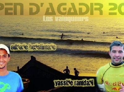 Open de surf d'Agadir : Les accros de la vague à l'honneur sur la plage d'Imouren 