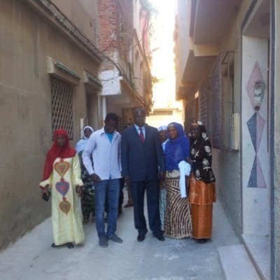 عبد الرحمن سيلا يزور الطلبة الماليين في طنجة