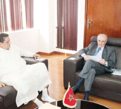 سفير الأرجنتين يستقبل في غرفة التجارة