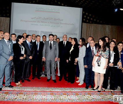 S.M. le Roi préside à Jerada la cérémonie de présentation de l’état d’avancement du cinquième programme de l’INDH au niveau national