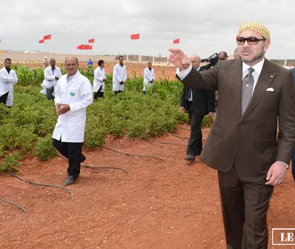 S.M. le Roi inaugure la première tranche de l’Agropole de Berkane relative au pôle de recherche-développement et de contrôle de qualité