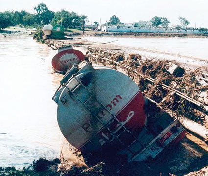 The city's vulnerability to flooding exposed