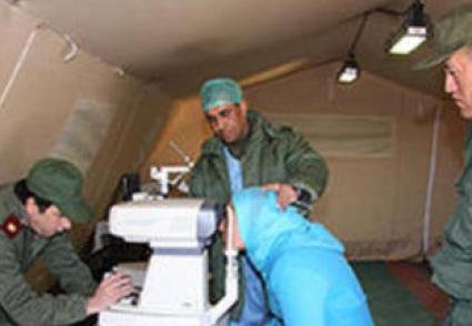 Un hôpital militaire de campagne installé à Ouaouizeght