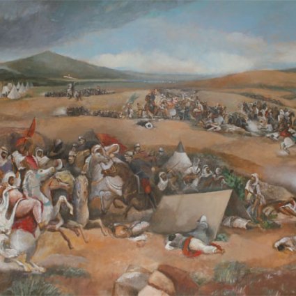 The Tetouan War in painting