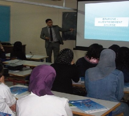 Ministry of National Education Delegation: Schoolchildren learn about finance