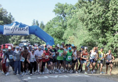 Sur les pas du Marathon international des cèdres , A.R., Le Matin