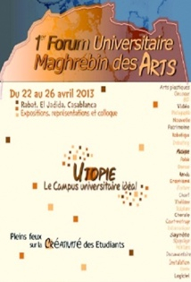 Coup d’envoi à Rabat du 1er Forum universitaire maghrébin des arts, Alain Bouithy, Libération
