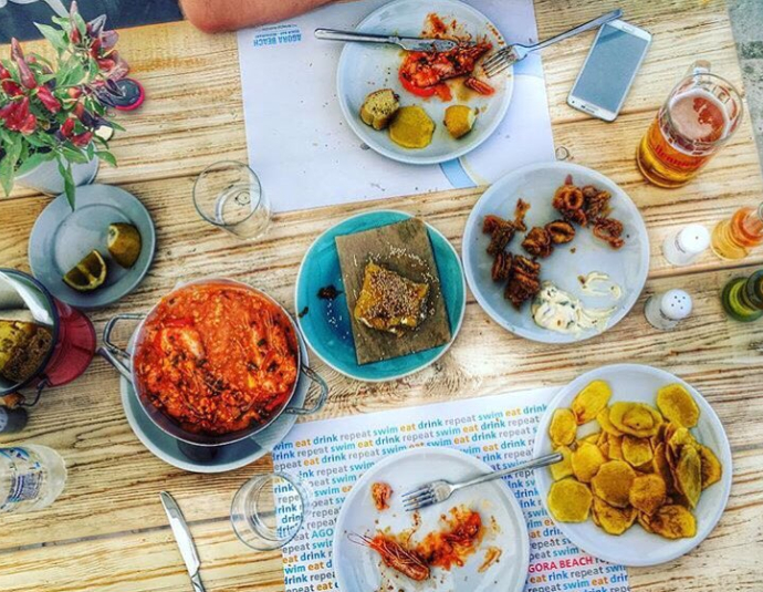 Au Parasol Bleu Restaurant