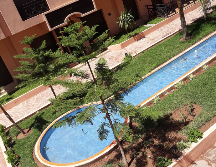 Center of the hospital campus Mohammed VI