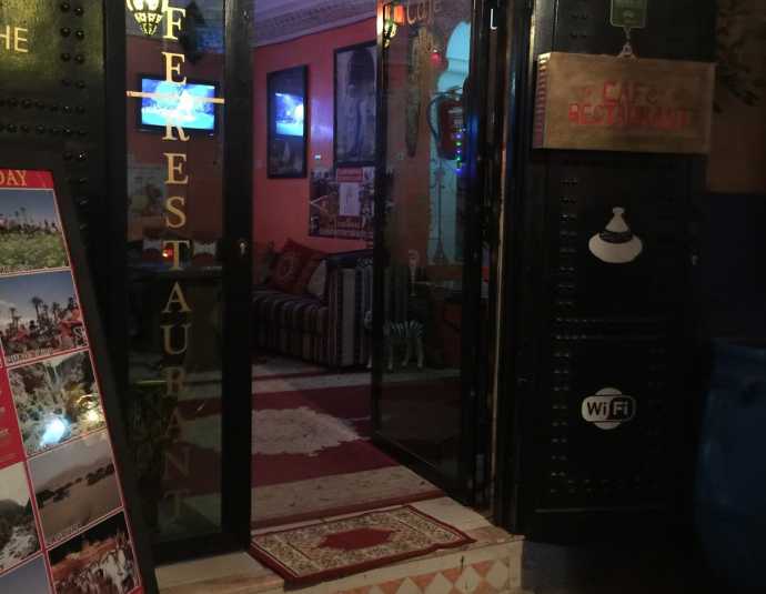 Restaurant in Marrakech cafe Rouge