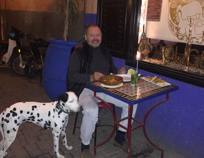 Restaurant in Marrakech cafe Rouge