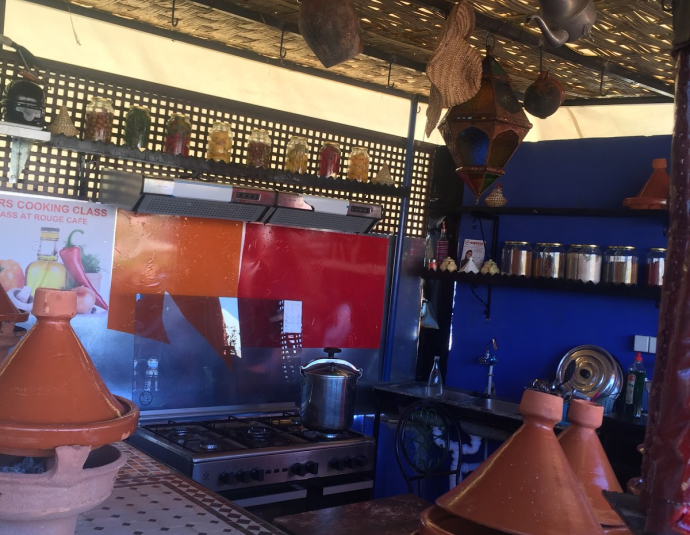 Restaurant in Marrakech cafe Rouge