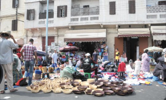 The shops of "Garage Allal" in agony