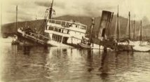 Uncovering of a British ship wrecked south of Agadir